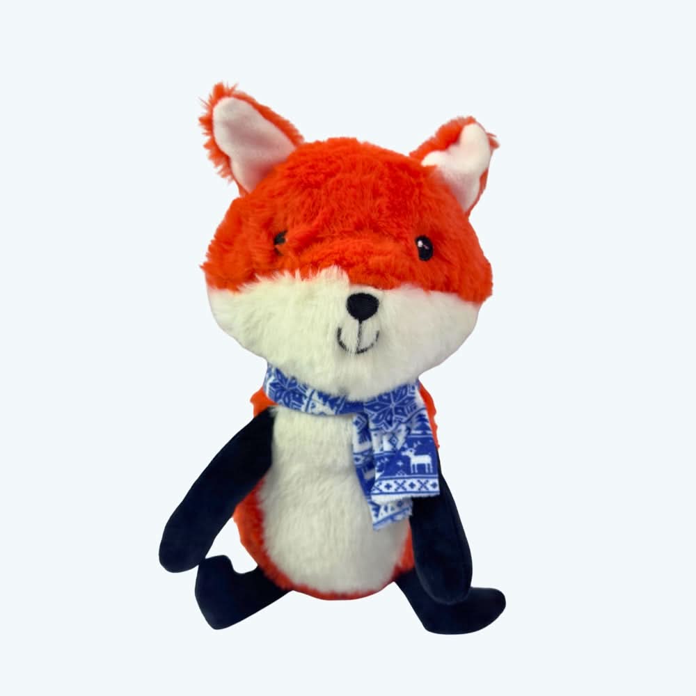 Felix the Fox Festive Plush Dog Toy