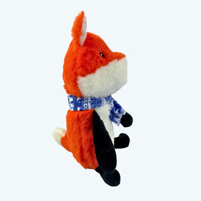 Felix the Fox Festive Plush Dog Toy