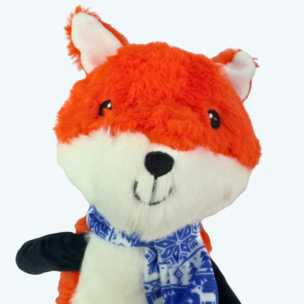 Felix the Fox Festive Plush Dog Toy