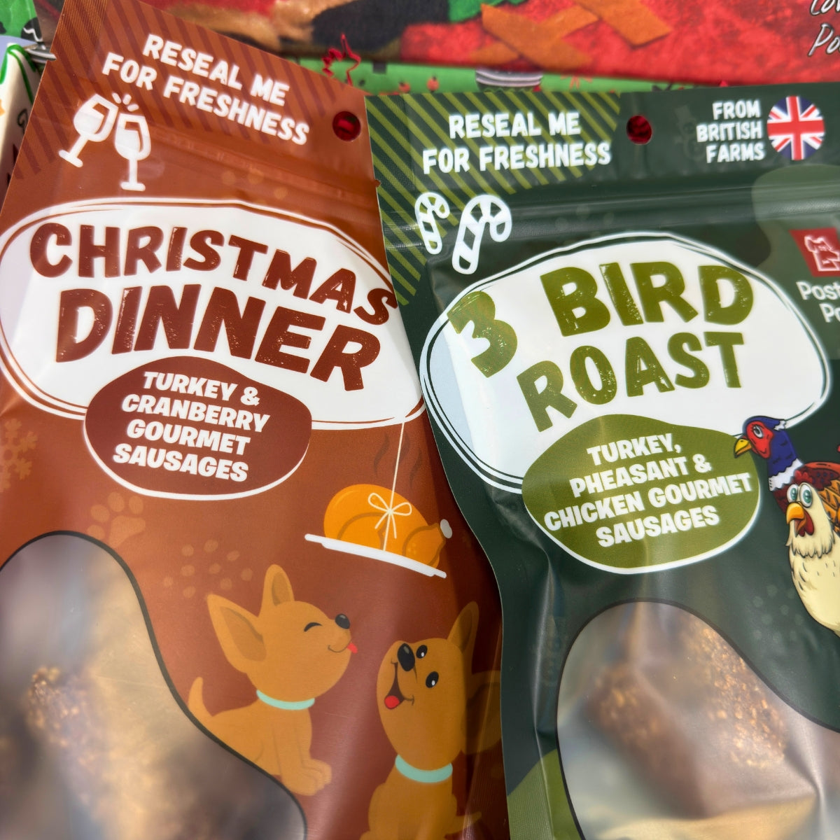 Festive Food Christmas Dog Gift Box