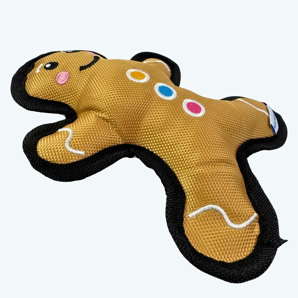 Gingerbread Man Tough Dog Toy