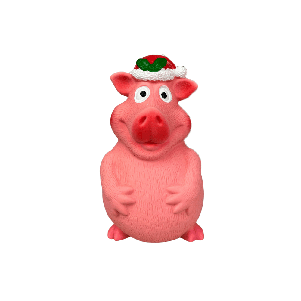 Good Boy Smiley Christmas Pig