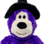 Halloween Wild Knots Witch Bear Purple Md/Lg