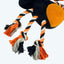 Happy Halloween Plush Spider Rope Dog Toy