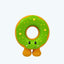 Latex Festive Donut dog toy