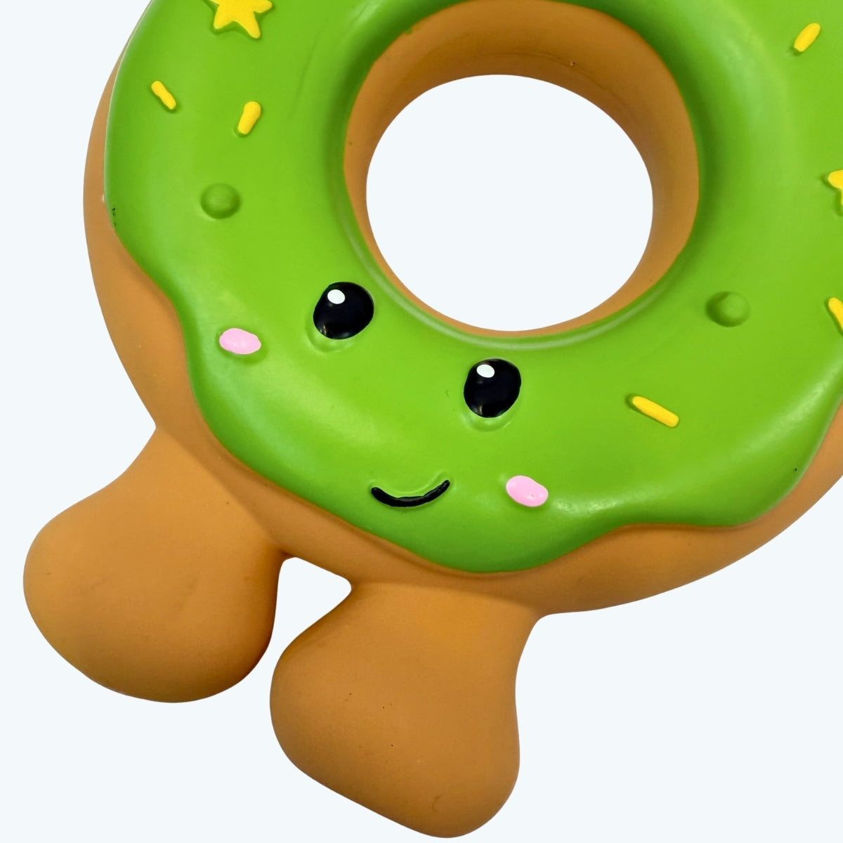Latex Festive Donut Christmas Dog Toy