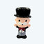 Mr Money Bags Monopoly Crinkle Plush Dog Toy