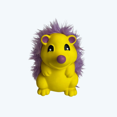 Furry Latex Hedgehog Dog Toy