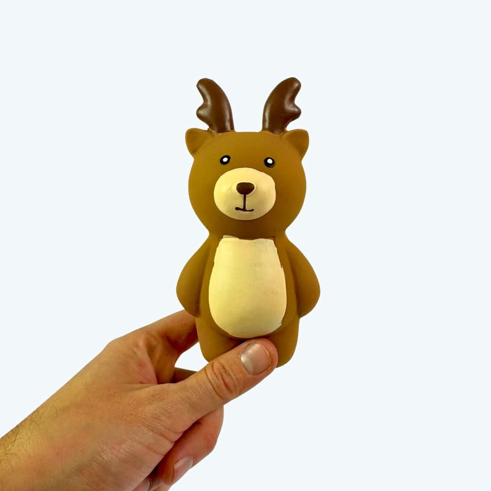 Rodney the Reindeer Latex Squeeky Dog Toy