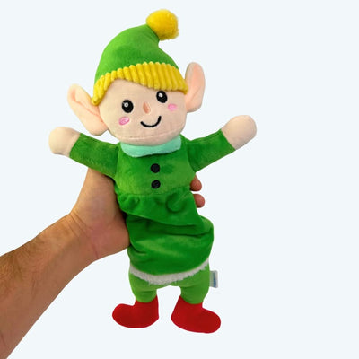 Stretchy Elf Dog Pull Toy