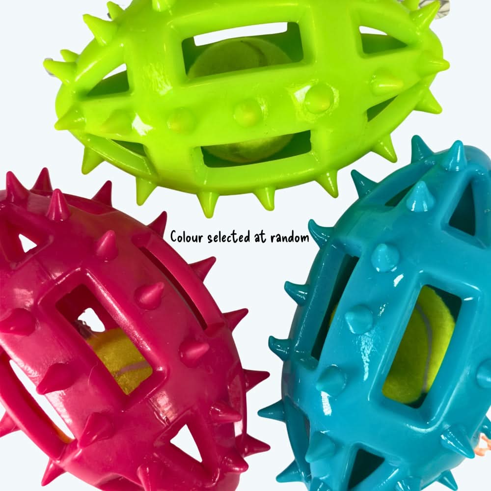 TPR Spikey Large Rugby Ball Toy
