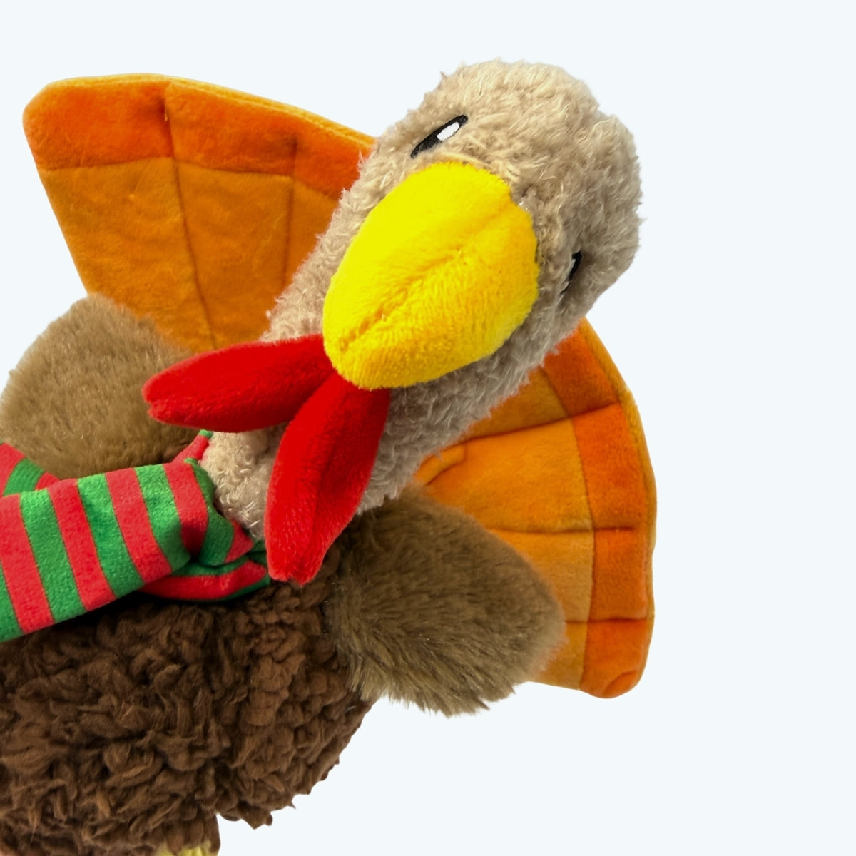 Trevor the Christmas Turkey dog toy