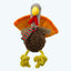 Trevor the Christmas Turkey xmas dog toy