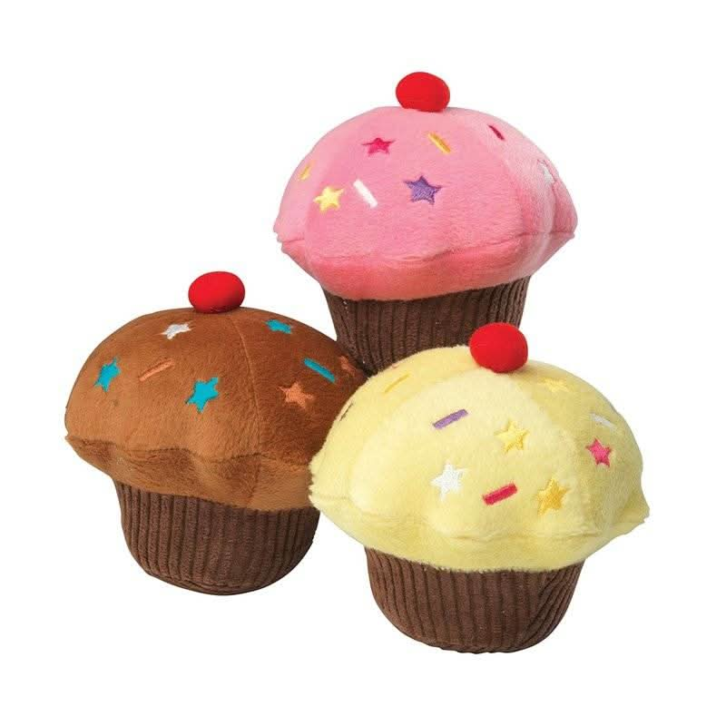 Vanilla-Scented Plush Cupcake Toy