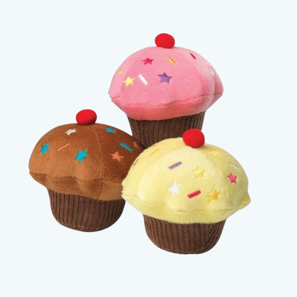 Vanilla-Scented Plush Cupcake Toy