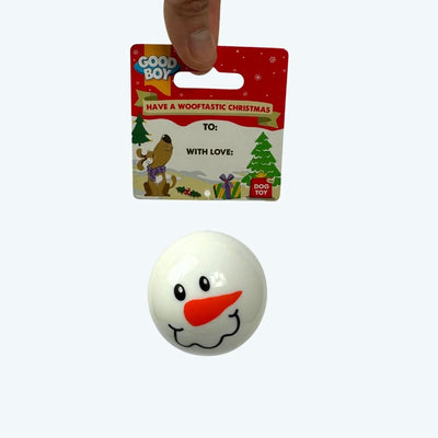 Good Boy Snowman Faceball