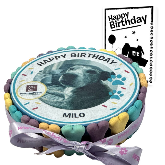 Dog Picture Birthday Cake