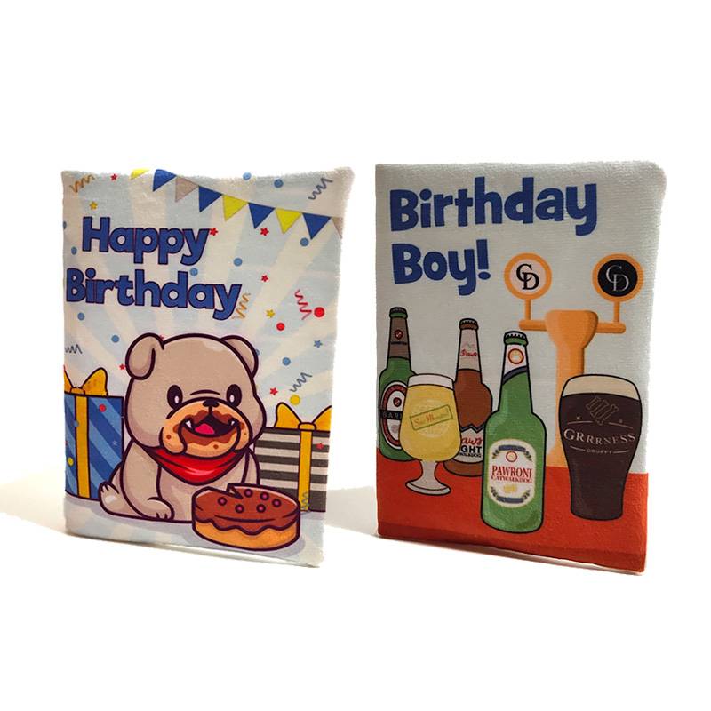 Dog Toy Birthday Card