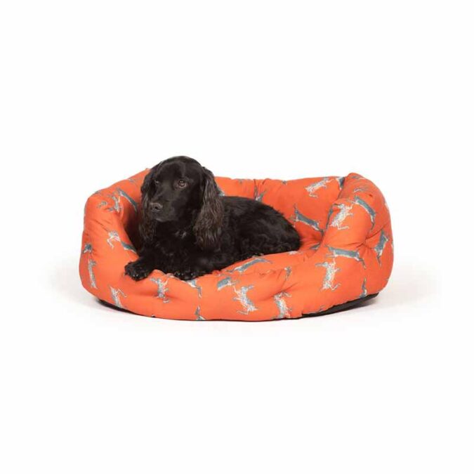 woodland hare slumber dog bed