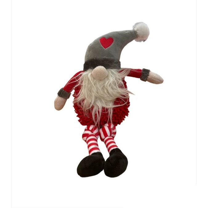 pom pom santa dog toy christmas