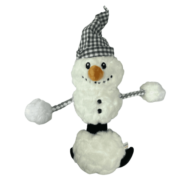 Rosewood Cupid and Comet Snoop Snowman plush dog toy