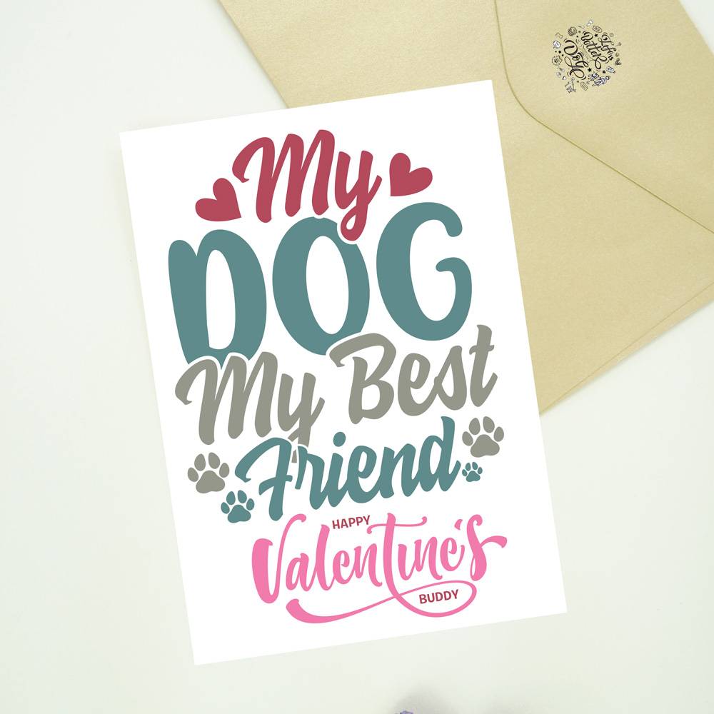 Edible Dog Valentines Card