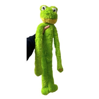 Long Leg Plush Frog Dog Toy