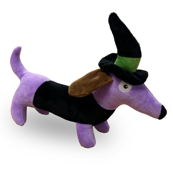 Witch dog dog toy